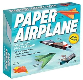 Paper Airplane Fold A Day 2020 Activity Calendar Lee Kyong Mitchell