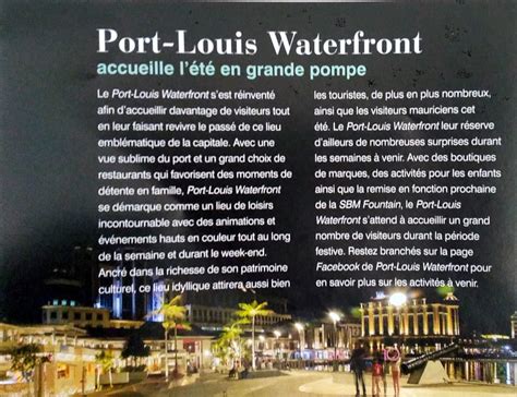 Port-Louis Waterfront accueille l'été en grande pompe - Port Louis ...