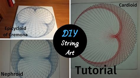 Diy Curve Stitching Tutorial Stringart G Art Youtube