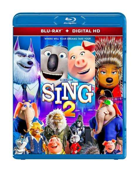 Sing 2 Blu Ray 2021 Region Free Blu Ray Movies