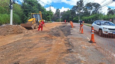 Obras Na Cratera Do Belvedere Deixam Tr Nsito Parcialmente Interditado