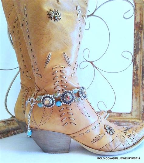 Rodeo Boot Jewelry Bold Cowgirl Bling Boot Bracelet