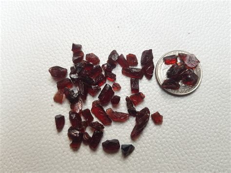 Natural Red Garnet Rough Raw Garnet Gemstone Rough Red Etsy