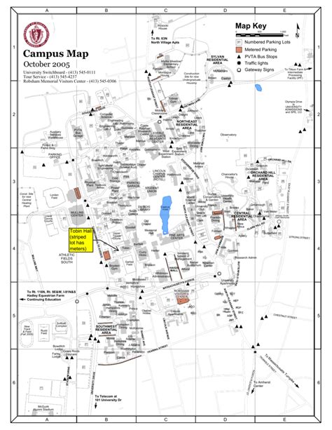 Umass Amherst Campus Map - Keith N Olivier