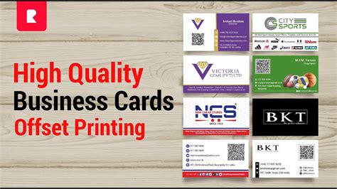 High Quality Business Cards Offset Printing Srilanka Printingpress