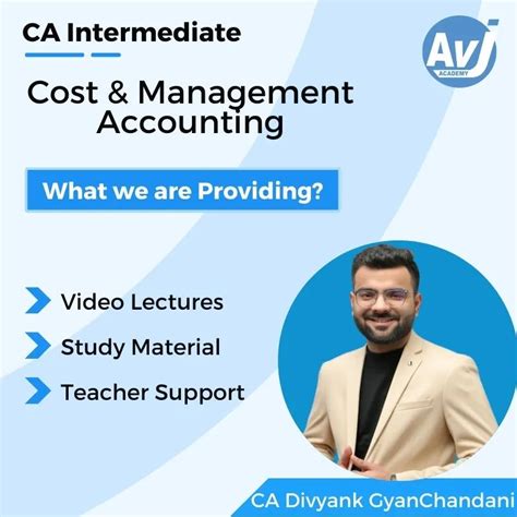 Ca Inter Cost Management Accounting Avj Academy