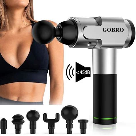 GOBRO Pistolet de Massage Musculaire pour Récupération de Fatigue 6