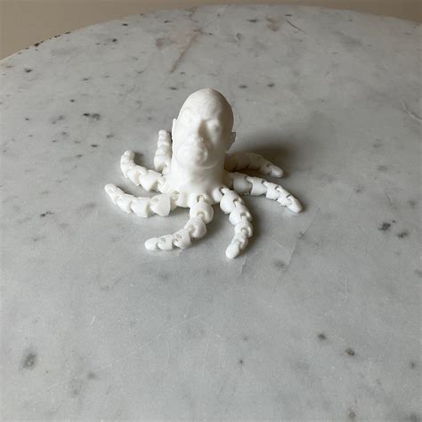 3d Printed Rocktopus Fidget Toy The Rock Articulated Etsy