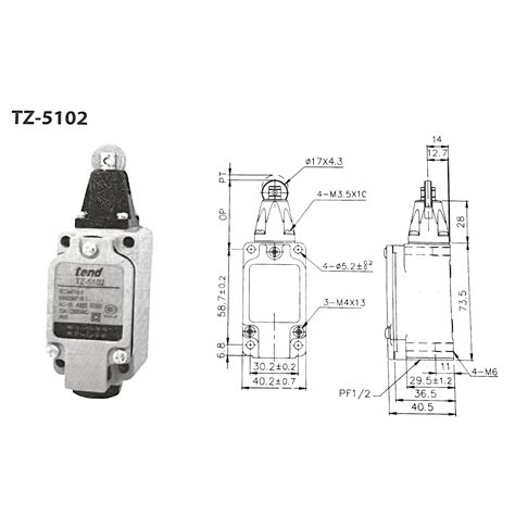 Tend Limit Switch Tz Seires Tz No Nc Svselectric