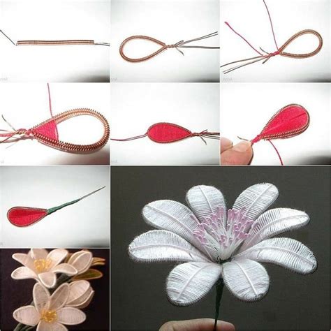 Diy Flower In 2024 Paper Flowers Wire Flowers Beaded Flowers