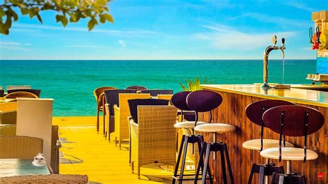 Outdoor Seaside Bossa Nova Music Beach Cafe Ocean Wave Sounds