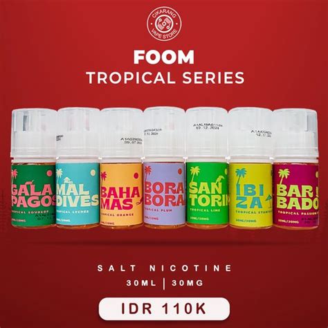 Jual Salt Nic Foom Tropical Series Ml Mg Di Lapak Cikarang Vape