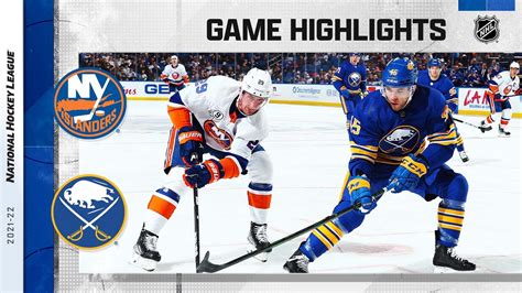 Islanders Sabres 4 23 L NHL Highlights 2022 YouTube