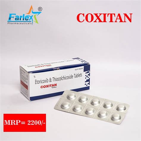 Etoricoxib 60mg Thiocolchicoside 4mg Tablet At Rs 2200 Box Pharma