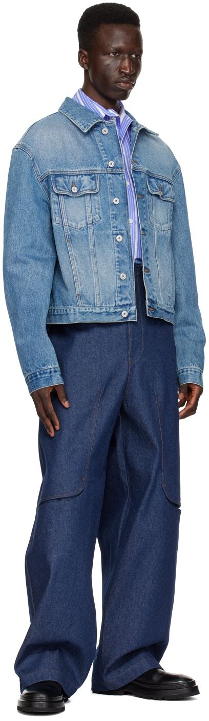 JACQUEMUS Blue Les Sculptures La veste de Nîmes Denim Jacket Jacquemus