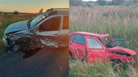 Accidente En Ruta Un Hombre Qued Atrapado En Su Auto Tras Choque