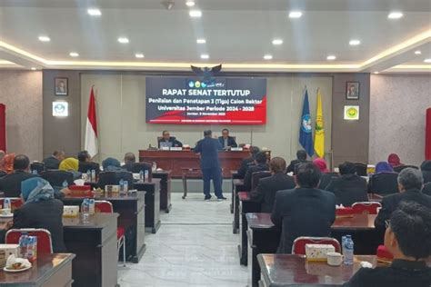 Senat Tetapkan Tiga Calon Rektor Universitas Jember ANTARA News