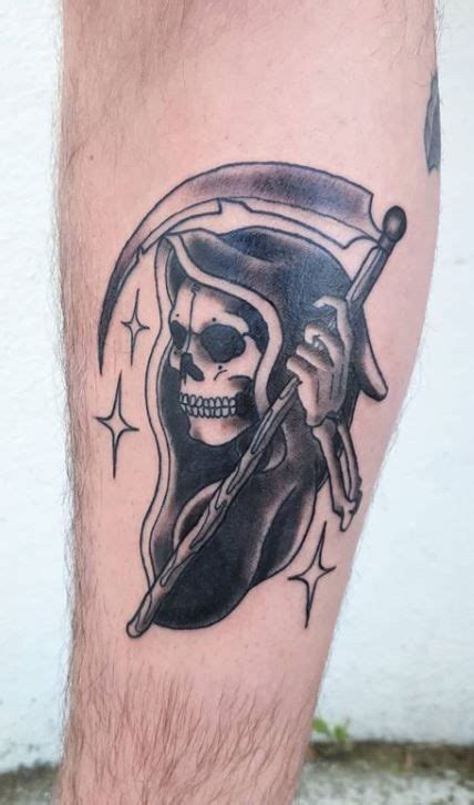 26+ Simple Grim Reaper Tattoo - JacqueThiya