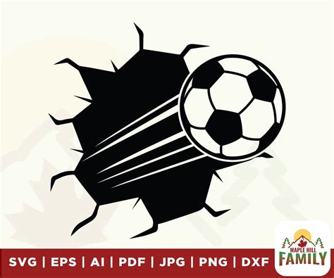 Soccer Ball Svg Football Svg Distressed Soccer Ball Svg Grunge