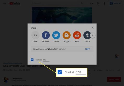 How To Share A Youtube Video At A Specific Start Time