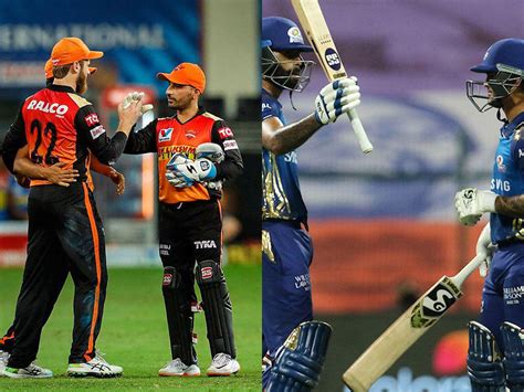 Srh Vs Mi Live Score Srh Vs Mi Live Cricket Updates Ipl 2020 Sunrisers Hyderabad Take On