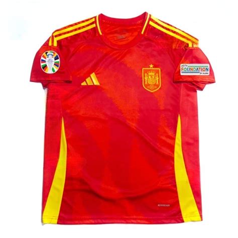 Jual Jersey Spanyol Home Full Patch Euro Import Baju Bola