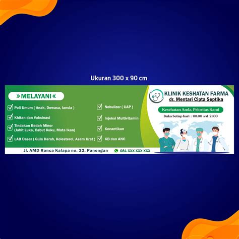 Contoh Brosur Klinik Kesehatan Penggambar