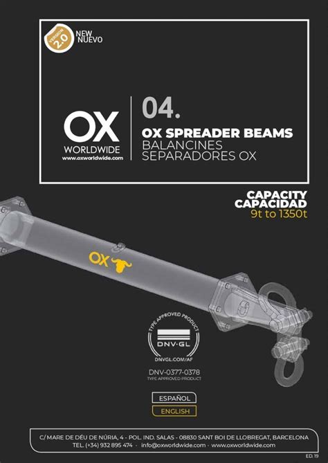 Pdf Ox Spreader Beams Balancines Dnv Gl Standard