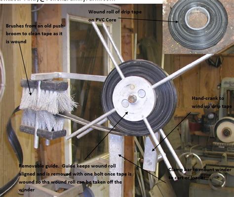 Drip tape winder/cleaner | Farm Hack