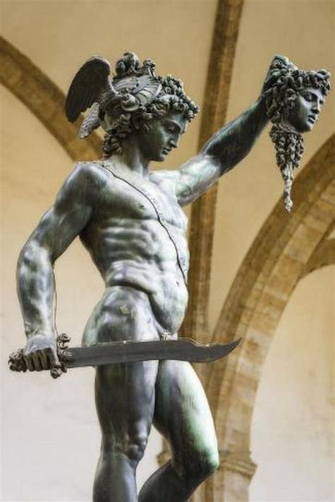 Premium Photographic Print Perseus And Medusa Statue At Loggia Dei