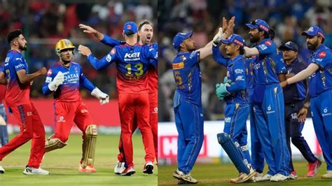 MI vs RCB IPL 2024 25th Match Live Score Update आज क हईवलटज