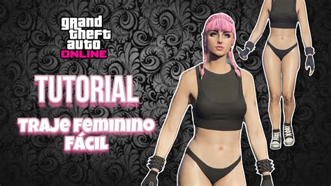 GTA 5 Tutorial Traje Feminino Feito na Sessão YouTube