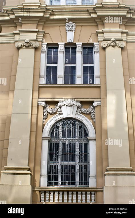 Detalhe Da Fachada Margs Museu De Arte Do Rio Grande Sul Ado Malagoli