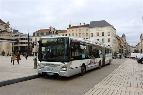 Nancy Iveco Urbanway 18 GNC N 408 Stan Ligne T4 Arret Pla Flickr