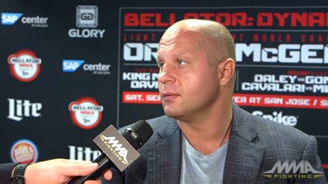 Fedor Emelianenko Gives Interview In English At Bellator Show