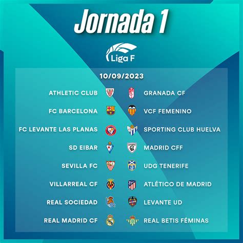 Sorteado El Calendario De Partidos De La Liga F Para La Temporada 2023