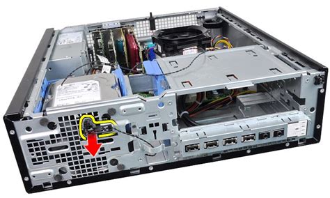 Optiplex 7010 Desktop Dt Removal Guide For The Front Thermal Sensor Psu Thermal Sensor