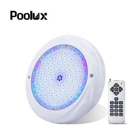 Poolux Remote Control Submersible Pc Pool Light W V Epoxy Resin