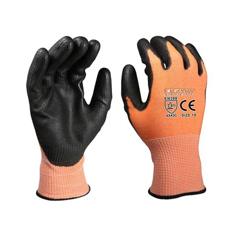 HPPE PU Safety Gloves Anti Cut With Metal ETERNITY SAFETY