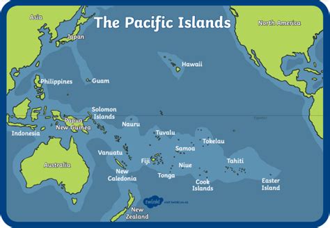 Island countries of Pacific Ocean - The Diplomatic Insight