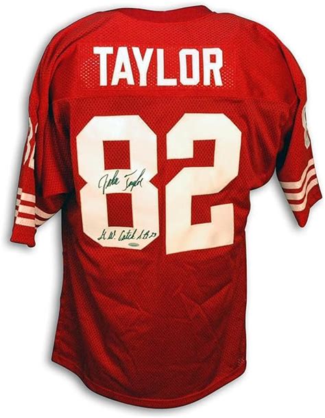 John Taylor Autographed Jersey - with "SB XXIII GW Catch" Inscription ...