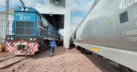 Cr Nica Ferroviaria Trenes Argentinos Cargas Ya Utiliza Desv O