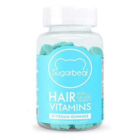 Sugar Bear Hair Hair Vitamins Veggie Gummies Prevents Loss Of