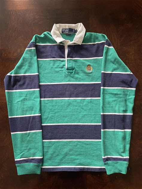 Ralph Lauren Vintage Polo Ralph Lauren Rugby Long Sleeve Polo Medium