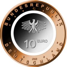 10 Euro Polymerring Sammlermünze 2020 An Land