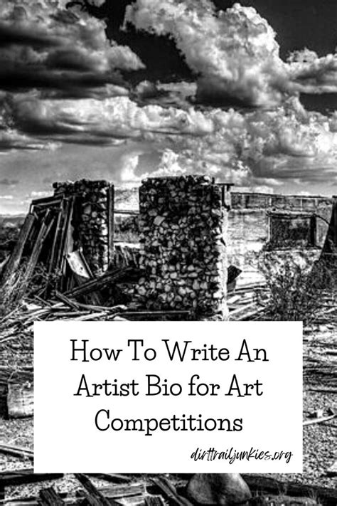 How To Write An Artist Bio For Art Competitions Artist Bio Artist