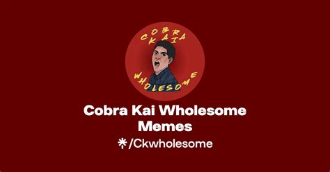 Cobra Kai Wholesome Memes Twitter Instagram Linktree