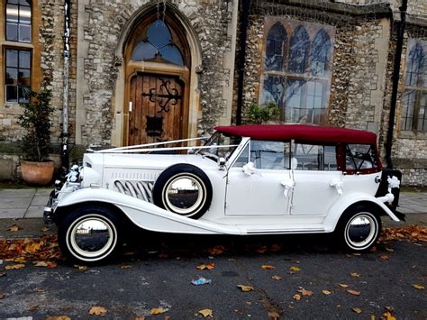 Vintage Style Beauford Covertable Lux Wedding Car Hire