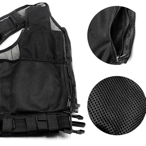 Usa Tactical Vest Military Gun Holder Molle Police Airsoft Combat Assault Gear St Simons