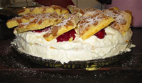 Spekulatius Torte Mit Kirschen Spekulatius Kirsch Torte Von